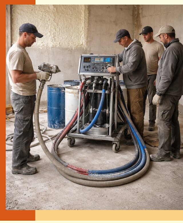 Аренда установки для напыления ППУ в Канске на выгодных условиях